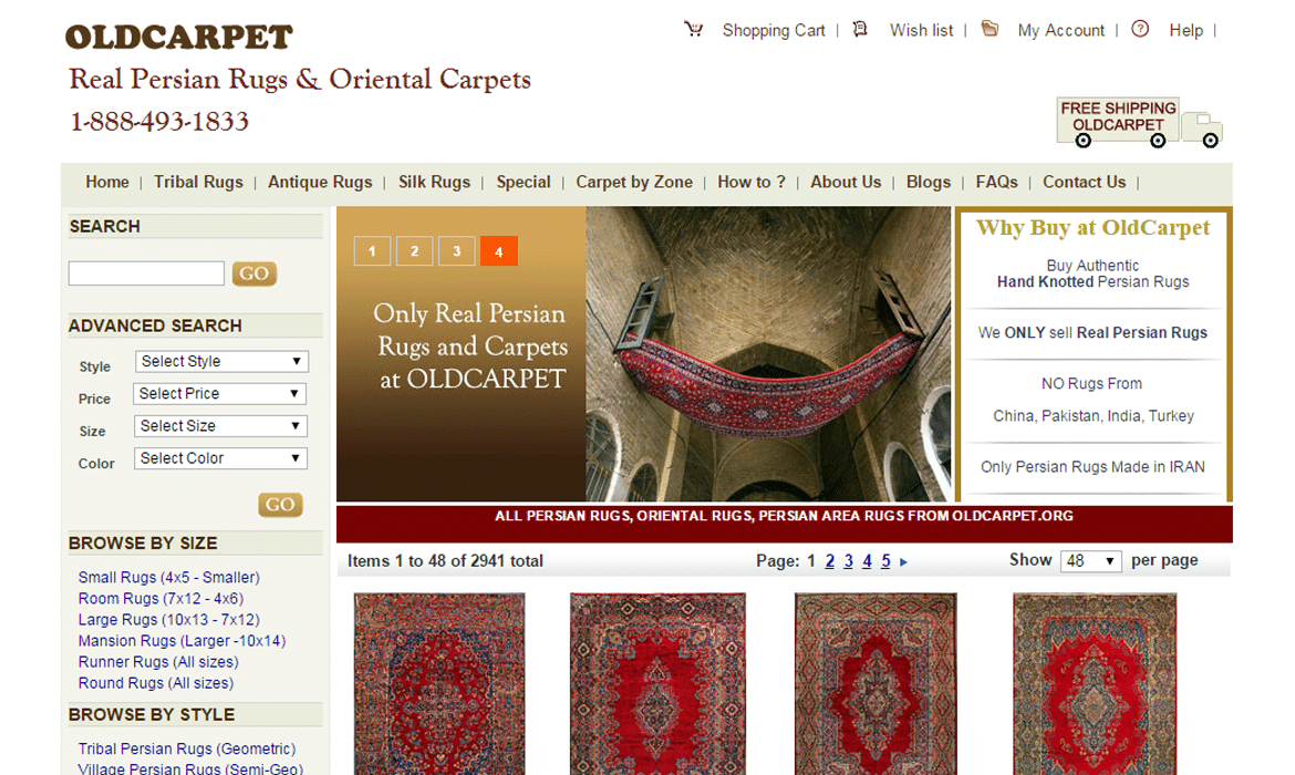 Persian Rugs Marketing