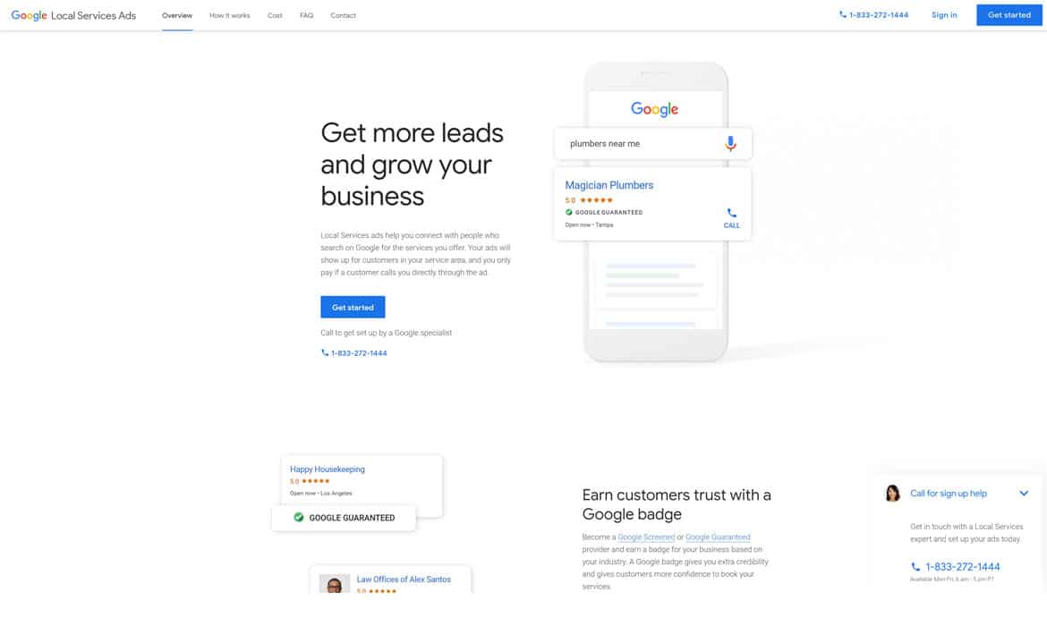 Google Local Services Ads for Plumbers