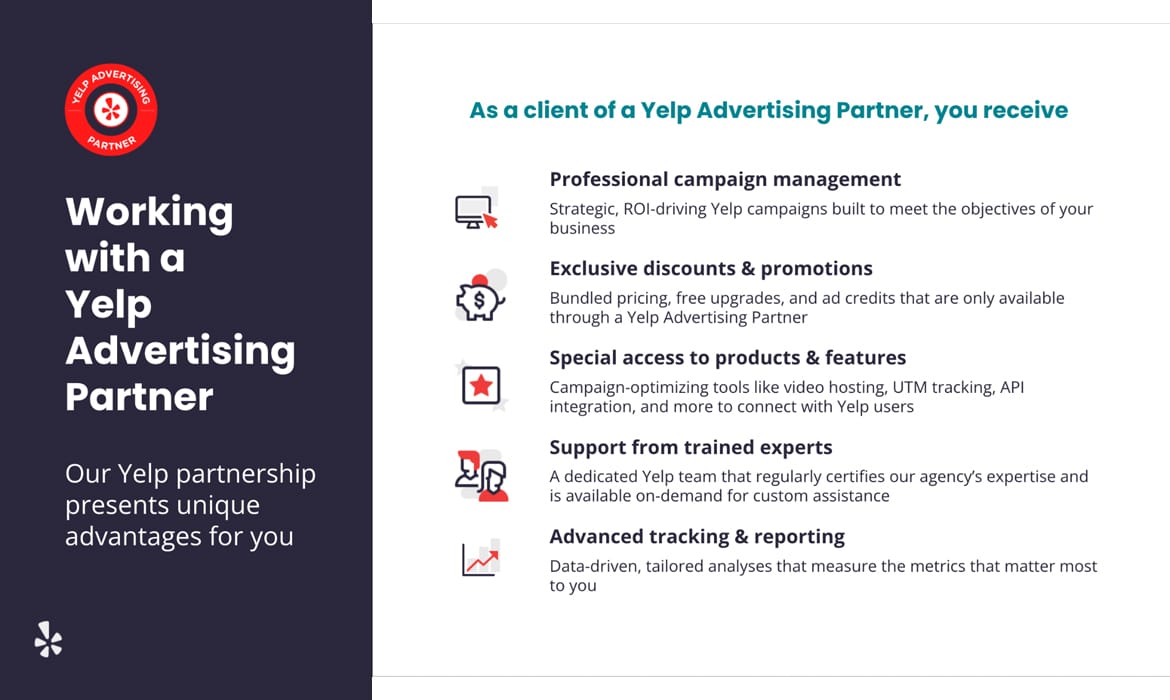 working with yelp advertising partner