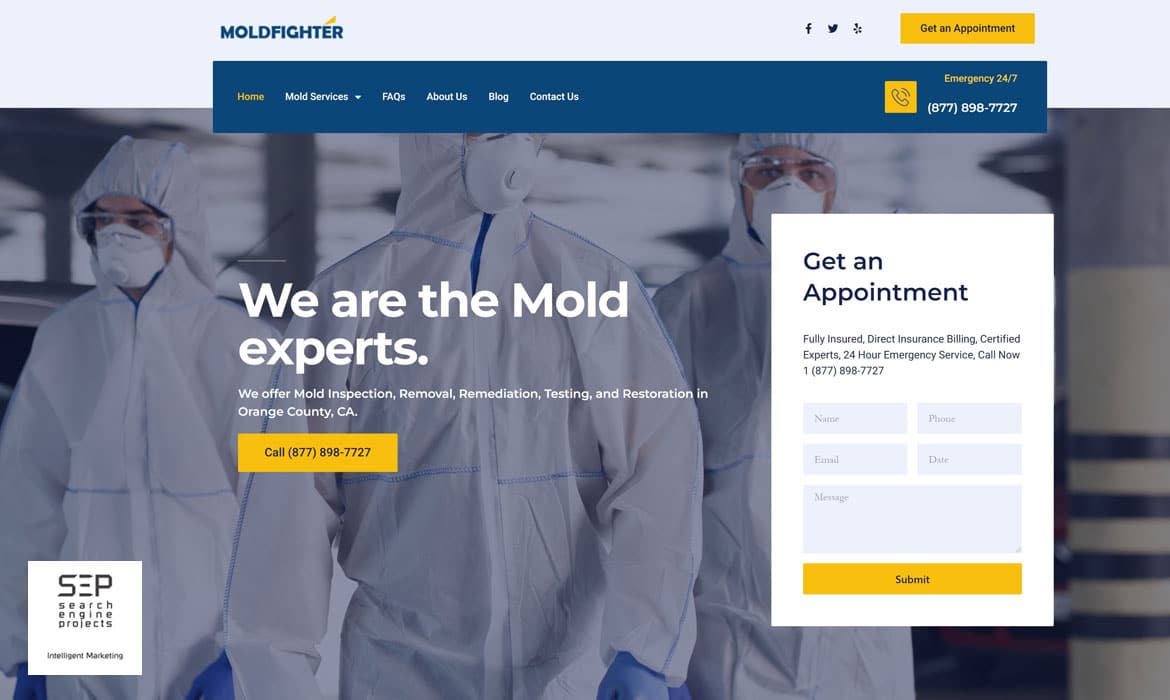 contractor website design