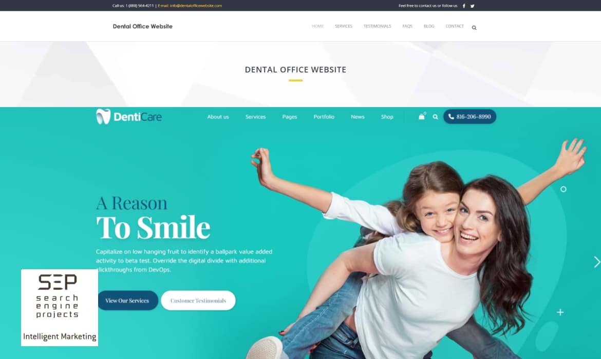 Dental Office Website Marketing