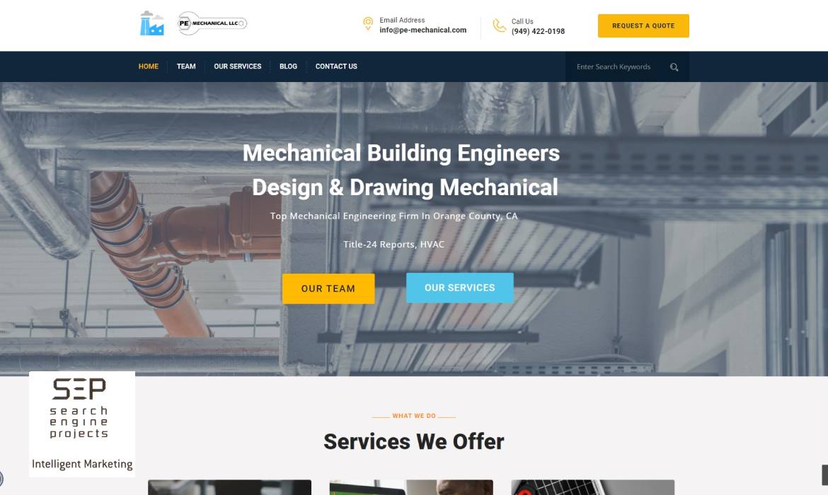 PE Mechanical Engineering Firm