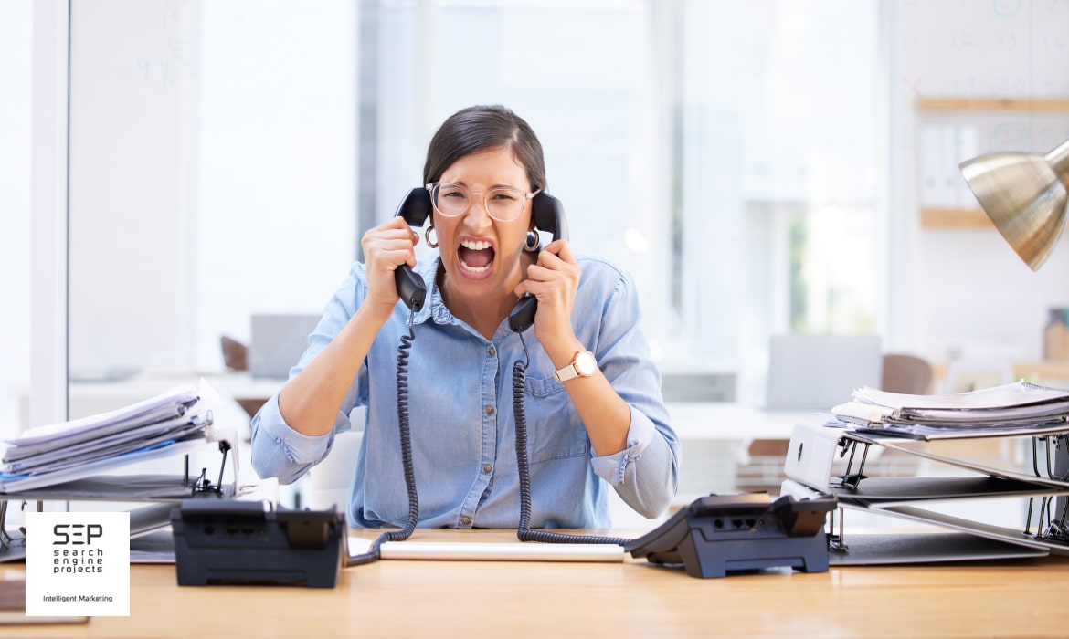 rude receptionist destroy leads