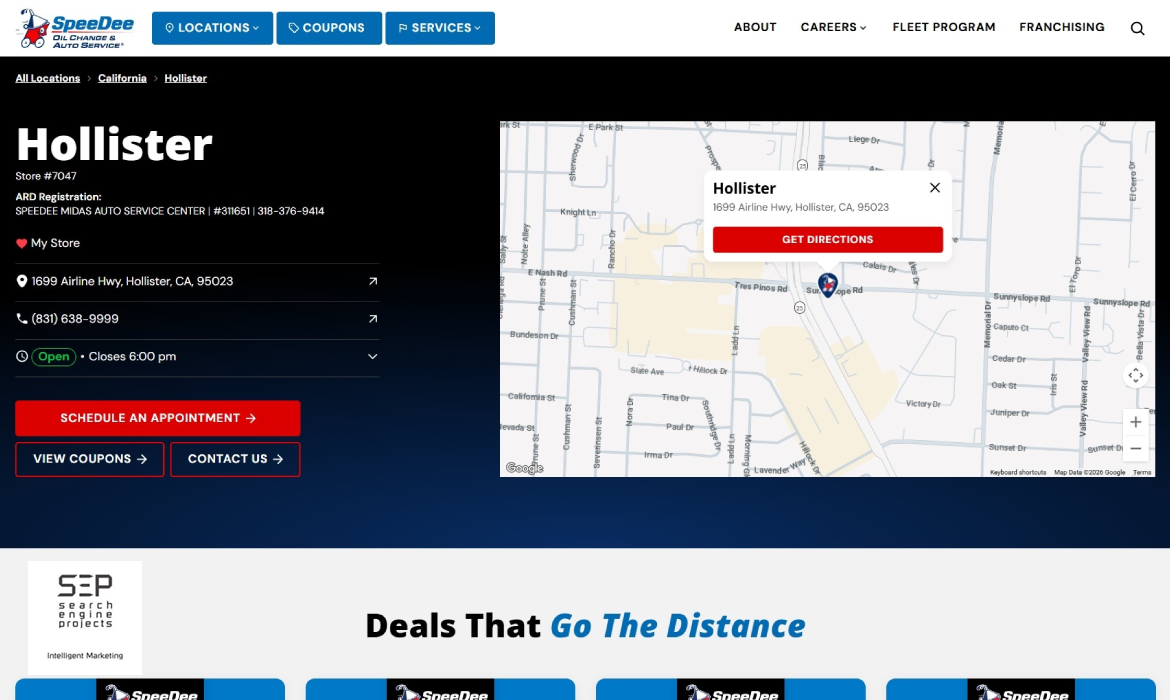 franchise marketing speedee oil