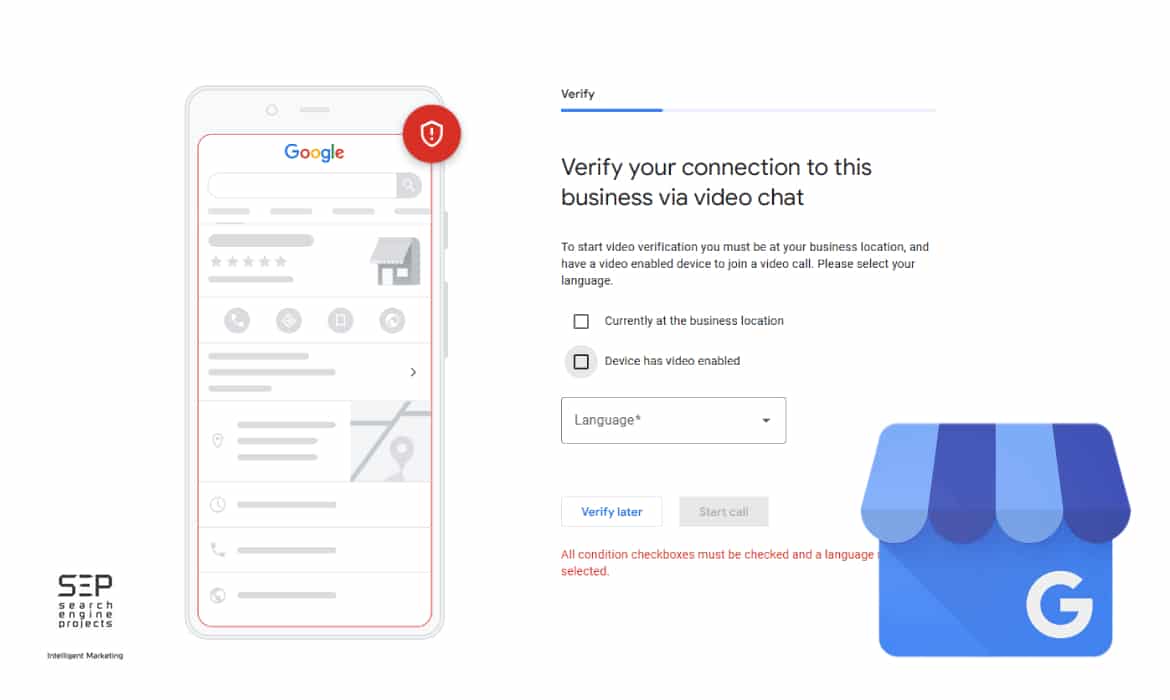 google map video verification